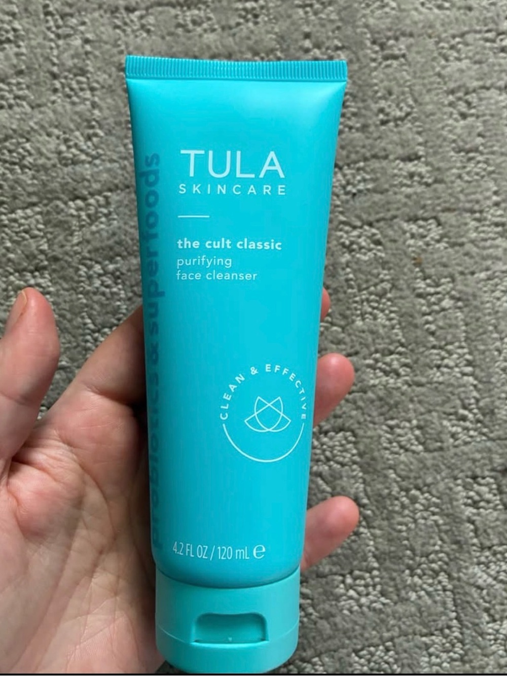 TULA purifying face cleanser 120ml